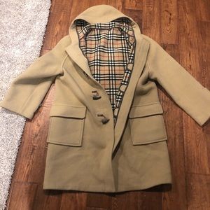 Vintage Burberry Wool Peacoat